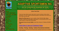 Desktop Screenshot of adaptivesportsmen.org